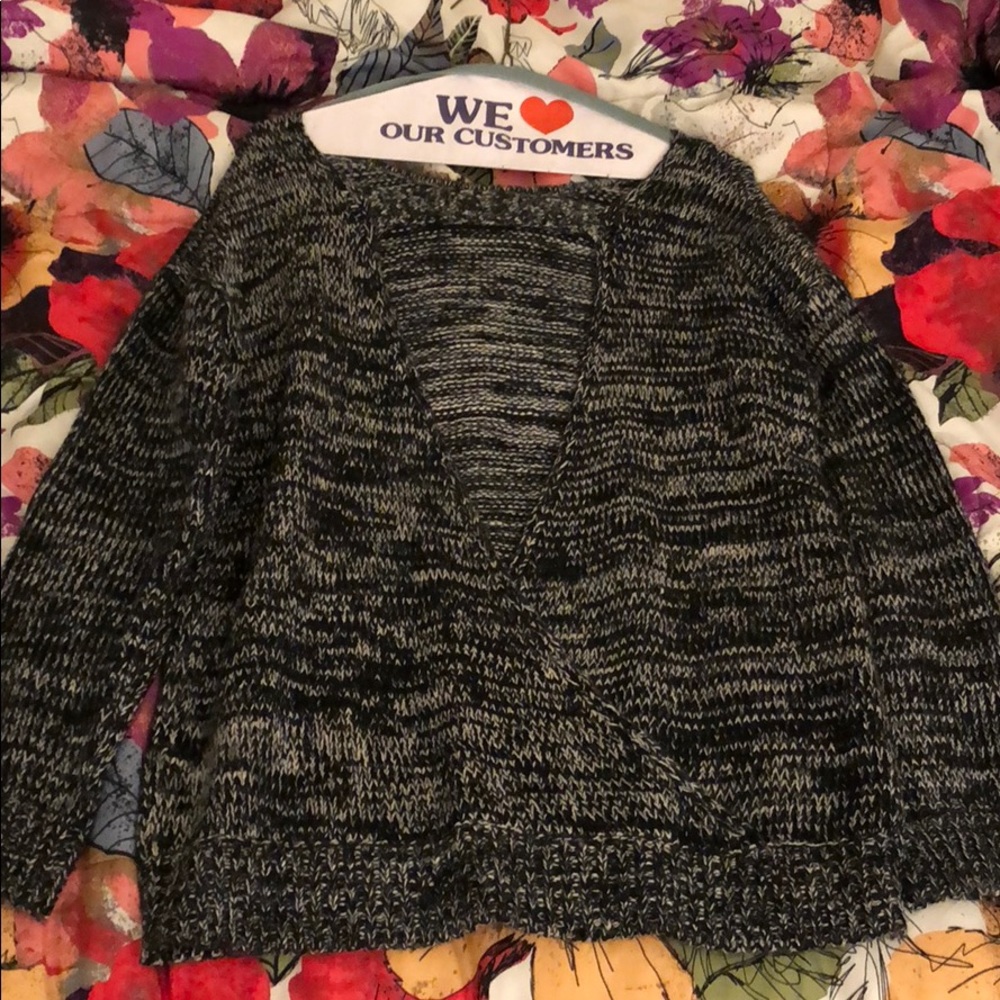 Open back sweater